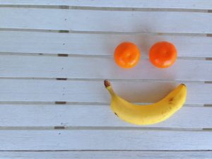 fruit smiley face