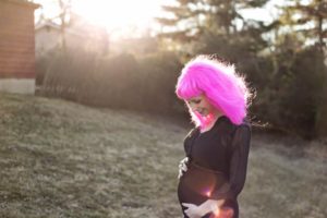 pink wig gender reveal