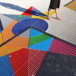 colorful floor