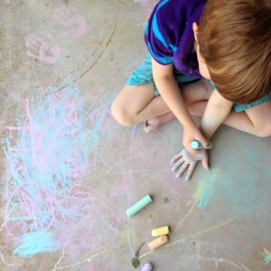 chalk drawings