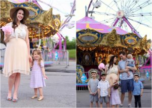 carousel fun with family