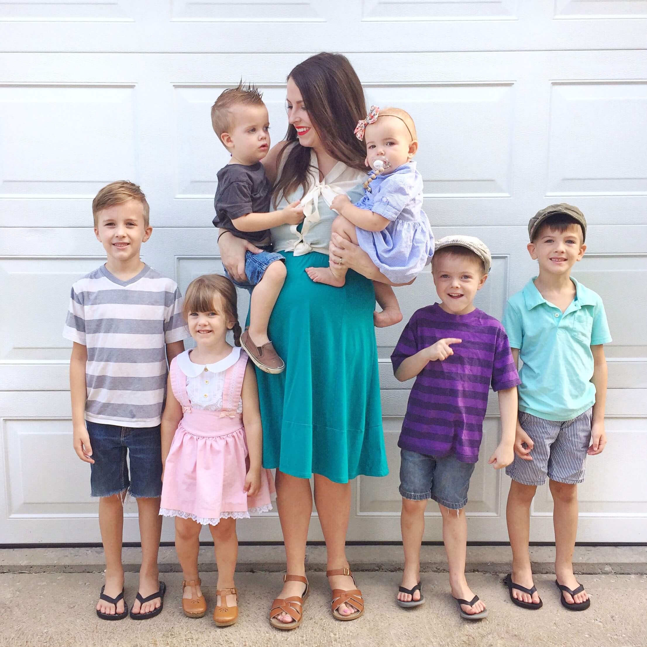 jessica and kids - Raising Roberts